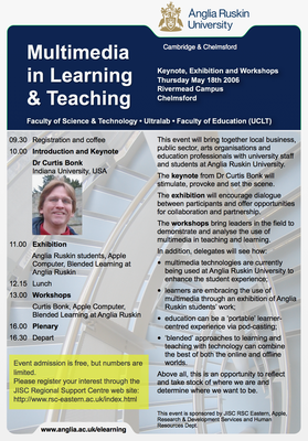 Multimedia in Teaching and Learning poster 2006